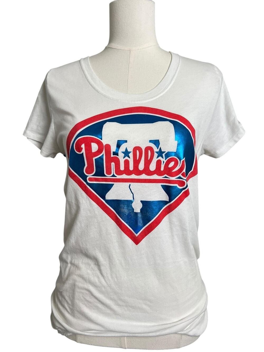 Philadelphia Phillies Shirt Womens Large MLB Baseball PINK Victoria's Secret